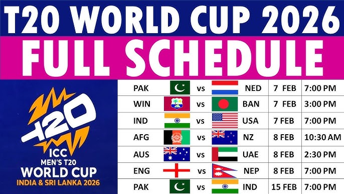 t20 world cup schedule