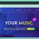 your music webpage
