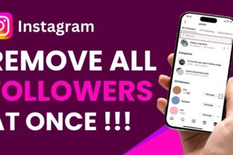 how to remove all followers from instagram