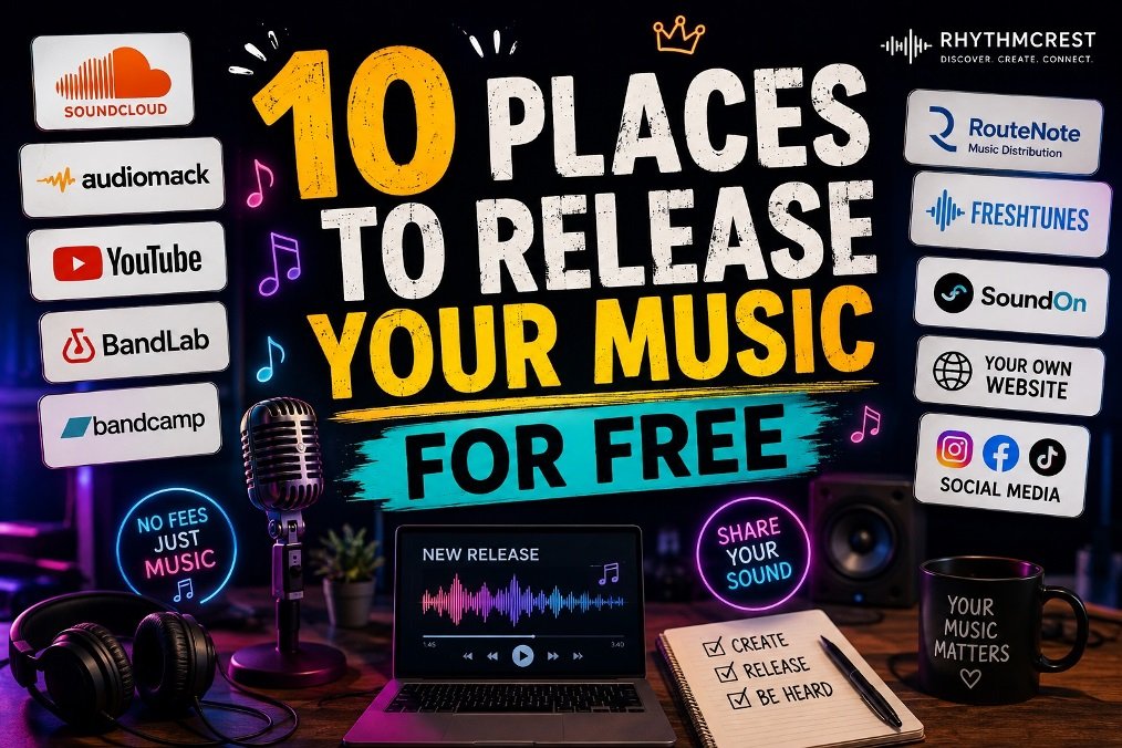 10 places to release music for free