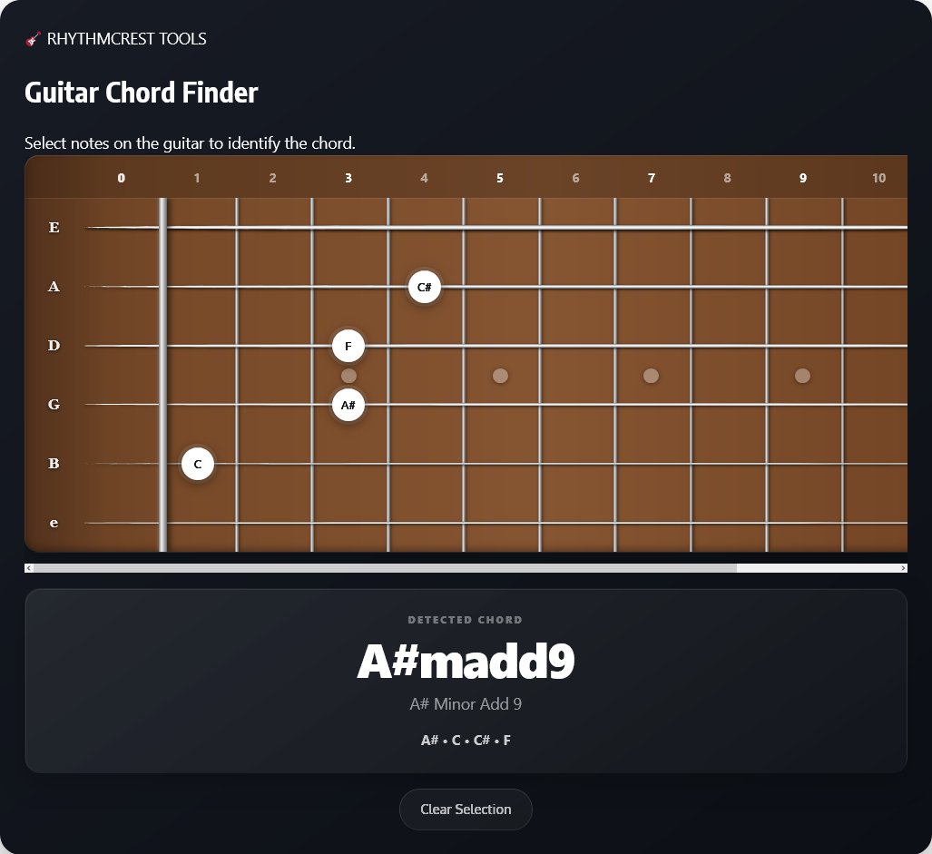 guitar chord finder